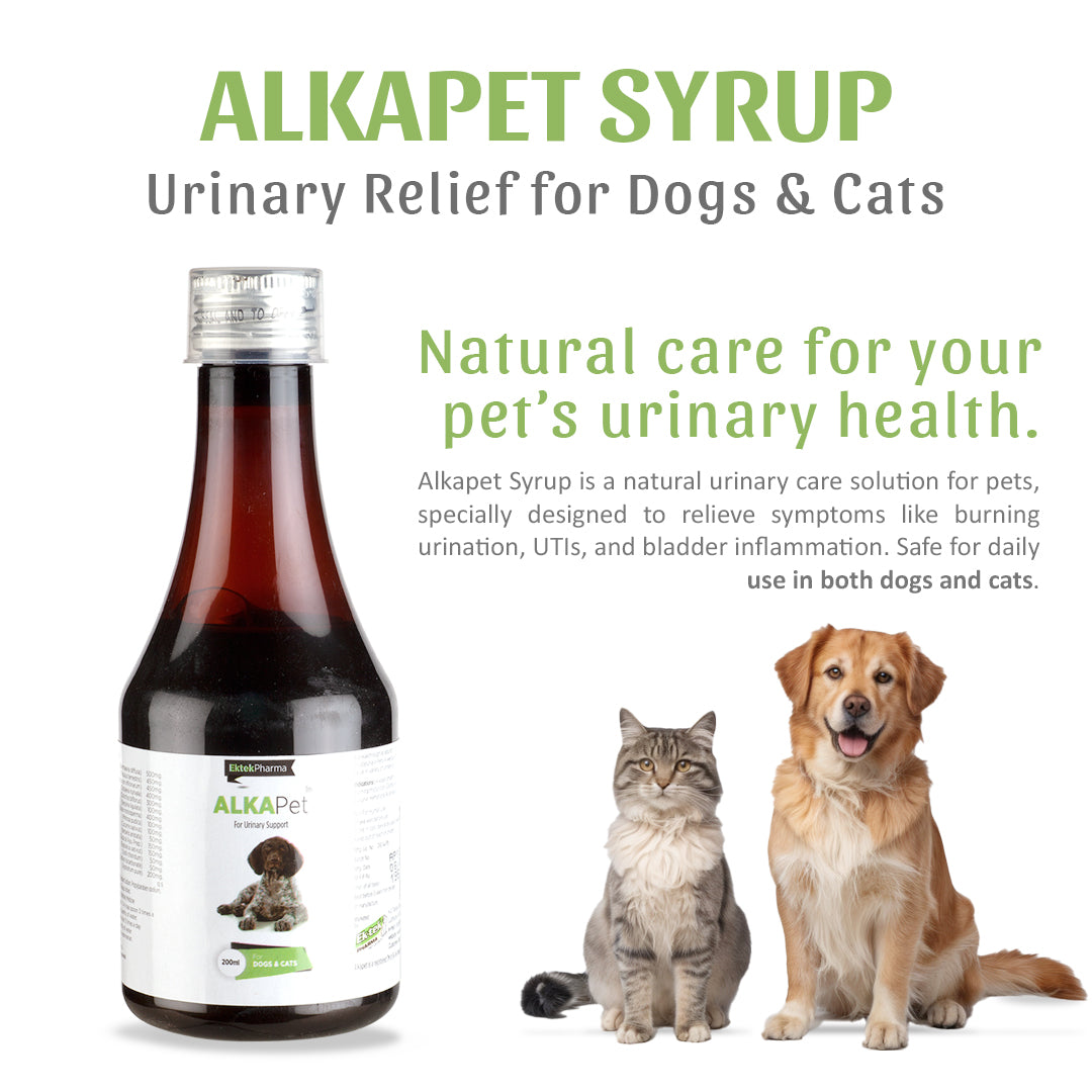 AlkaPet Syrup – For Urinary Support in Dogs & Cats (200ml)